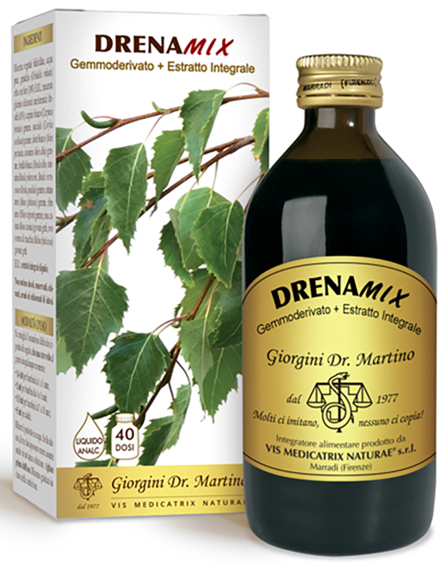 DRENAMIX GEMMODERIVATO + ESTRATTO INTEGRALE SENZA ALCOOL 200 ML 40 DOSI - farmasconti.eu