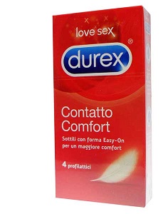 PROFILATTICO DUREX CONTATTO COMFORT 4 PEZZI - farmasconti.eu