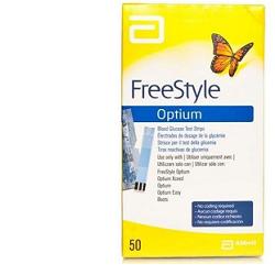 STRISCE MISURAZIONE GLICEMIA FREESTYLE OPTIUM TEST STRIPS 25 PEZZI - farmasconti.eu