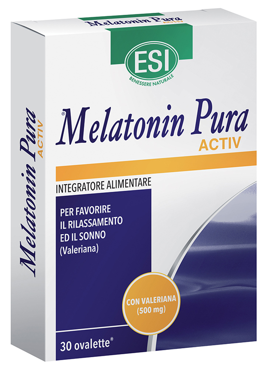 ESI MELATONIN PURA ACTIV 30 OVALETTE - farmasconti.eu