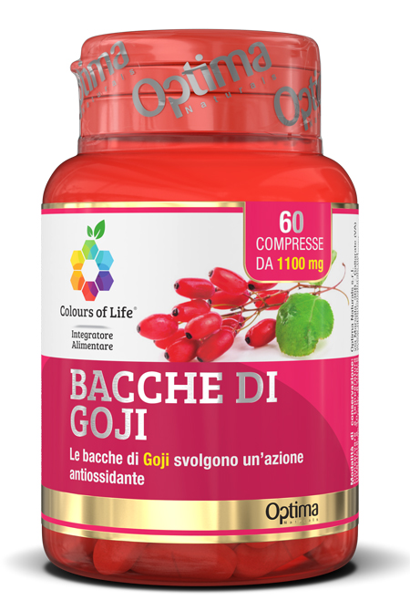 COLOURS OF LIFE BACCHE DI GOJI 60 COMPRESSE 1100 MG - farmasconti.eu