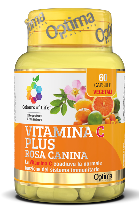 COLOURS OF LIFE VITAMINA C PLUS ROSA CANINA 60 CAPSULE VEGETALI 724 MG - farmasconti.eu
