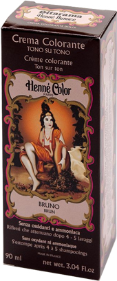 HENNE NUANCE BRUNO CREMA HENNE COLOR CREMA COLORANTE PRONTA ALL'USO - farmasconti.eu