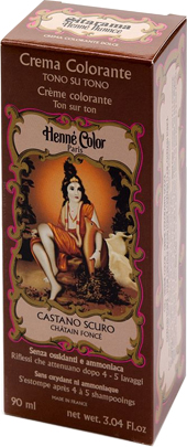 HENNE NUANCE CASTANO SCURO CREMA HENNE COLOR CREMA COLORANTE PRONTA ALL'USO - farmasconti.eu