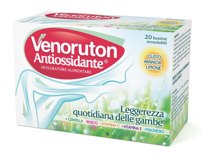 VENORUTON ANTIOSSIDANTE 20 BUSTINE OROSOLUBILI MONODOSE - farmasconti.eu