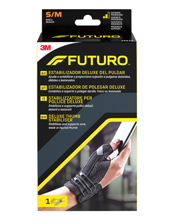 STABILIZZATORE PER POLLICE FUTURO NERO SMALL/MEDIUM 1 PEZZO - farmasconti.eu