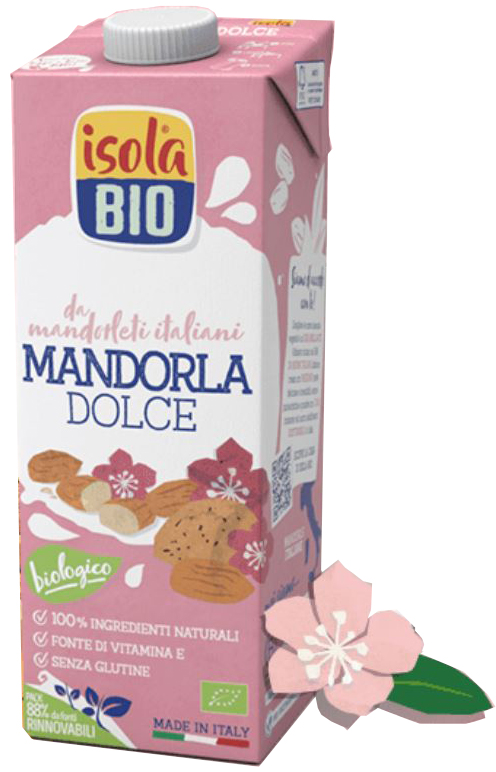 ISOLA BIO MANDORLA DOLCE BEVANDA BIOLOGICA 1 LITRO - farmasconti.eu