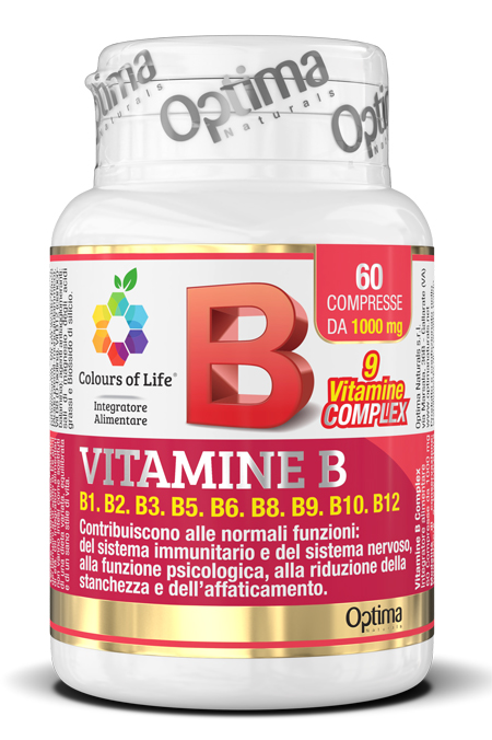 COLOURS OF LIFE VITAMINE B COMPLEX 60 COMPRESSE 1000 MG - farmasconti.eu