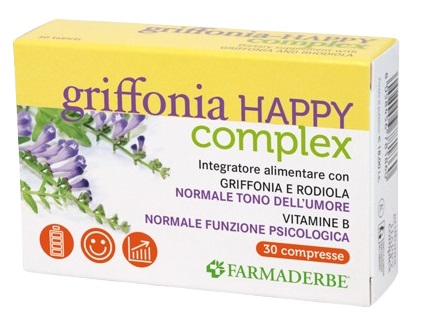 GRIFFONIA HAPPY COMPLEX 30 COMPRESSE - farmasconti.eu