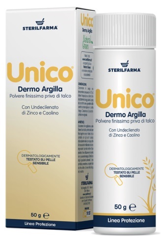 UNICO DERMO ARGILLA POLVERE SENZA TALCO 50 G - farmasconti.eu