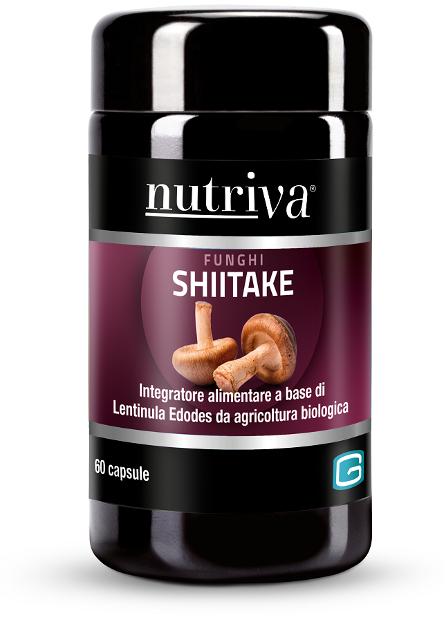 NUTRIVA SHIITAKE BIO 60 CAPSULE - farmasconti.eu