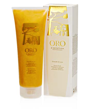 EXENTHIA MEDITERRANEA ORO GRANELLI DI LUCE DOCCIA SCRUB 250 ML - farmasconti.eu