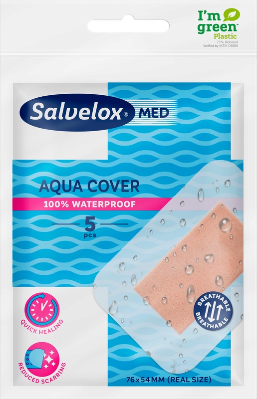 CEROTTO SALVELOX MED AQUA COVER 76X54MM 5 PEZZI - farmasconti.eu