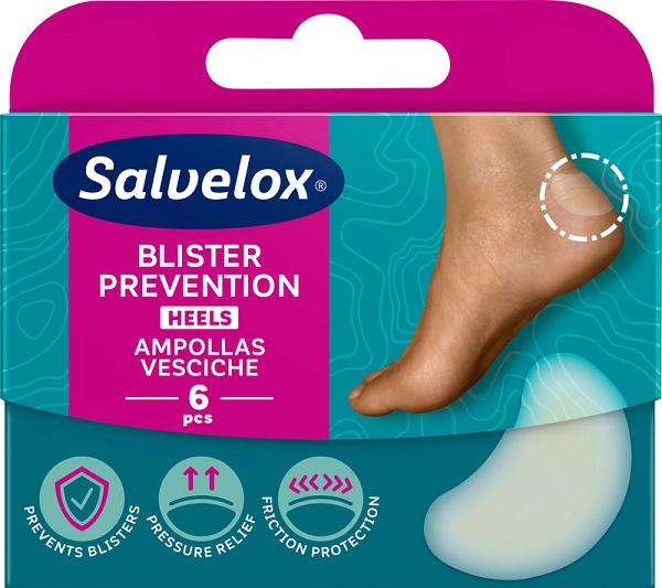 CEROTTO VESCICHE SALVELOX BLISTER PREVENTION HEELS 6 PEZZI - farmasconti.eu