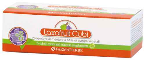 LAXAFRUIT 15 CUBETTI MASTICABILI 150 G - farmasconti.eu