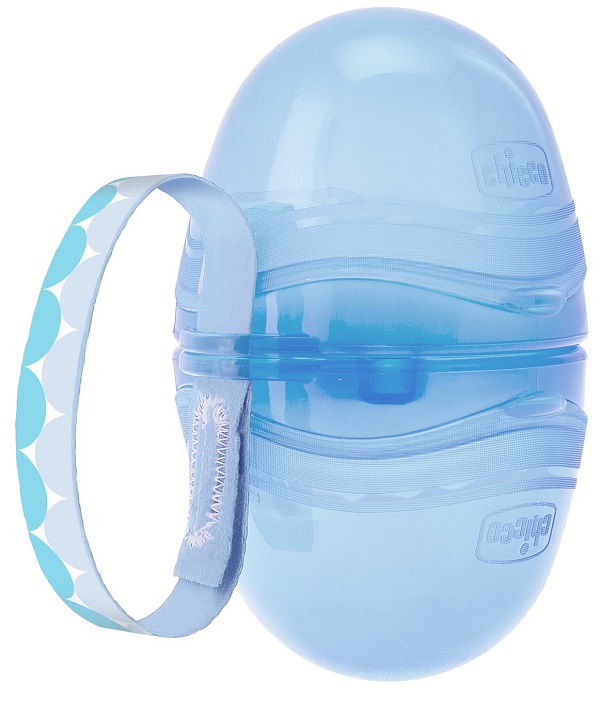 CHICCO PORTASUCCHIETTO DOPPIO BLU 1 PEZZO - farmasconti.eu