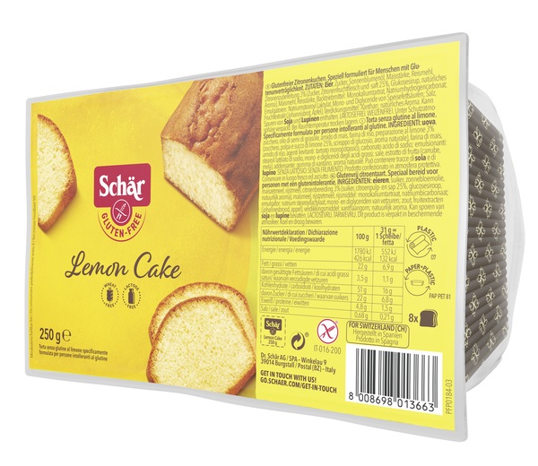 SCHAR LEMON CAKE 250 G - farmasconti.eu