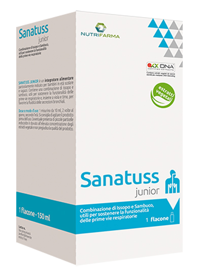 NUTRIFARMA SANATUSS JUNIOR 150 ML - farmasconti.eu