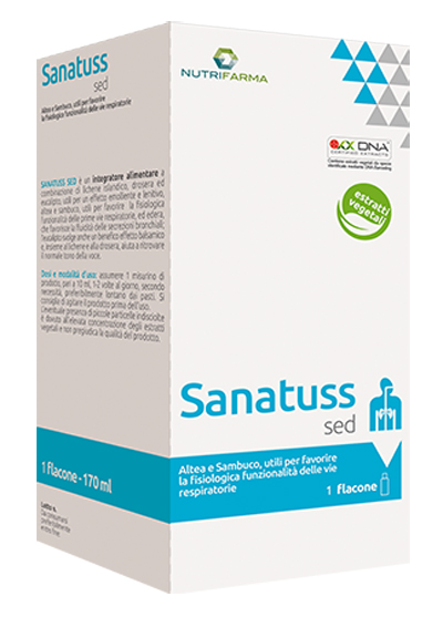 NUTRIFARMA SANATUSS SED 170 ML - farmasconti.eu