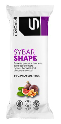 SYBAR SHAPE BARRETTA PROTEICA RICOPERTA FICHI/ARACHIDI 50 G - farmasconti.eu