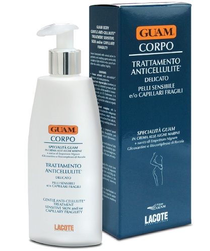 GUAM CREMA CORPO TRATTAMENTO ANTICELLULITE DELICATO PER PELLI SENSIBILI E O CAPILLARI FRAGILI 200 ML - farmasconti.eu