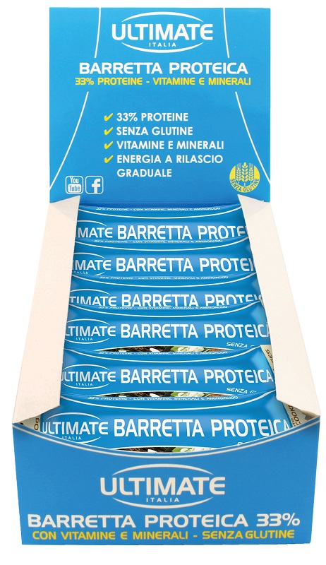 ULTIMATE BARRETTA PROTEICA GUSTO VANIGLIA E COOKIES 24 PEZZI - farmasconti.eu