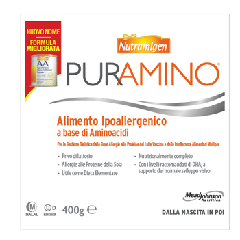 NUTRAMIGEN PURAMINO BARATTOLO 400 G - farmasconti.eu