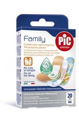 CEROTTO PIC STRIP FAMILY 20 PEZZI ANTIBATTERICO CON TAMPONE - farmasconti.eu