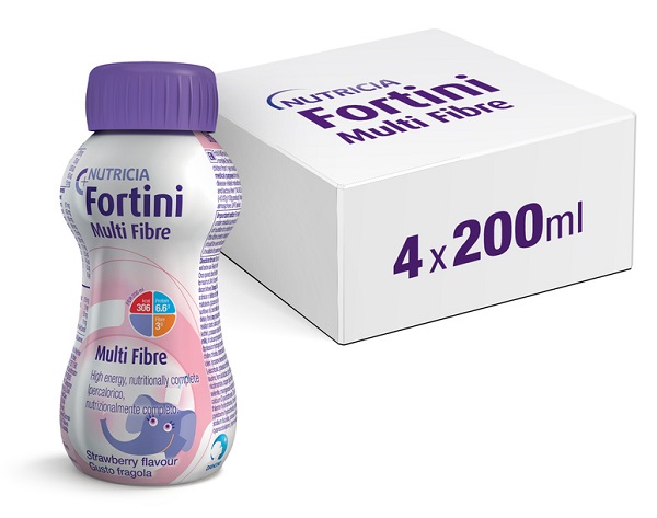 FORTINI MULTI FIBRE GUSTO FRAGOLA 200 ML - farmasconti.eu