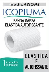 ICOPIUMA BENDA GARZA ELASTICA AUTOFISSANTE CM 4X4 MT - farmasconti.eu