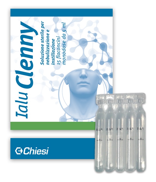 IALU CLENNY 15 FLACONCINI 5 ML SOLUZIONE STERILE PER NEBULIZZAZIONE E INSTILLAZIONE CON ACIDO IALURONICO - farmasconti.eu