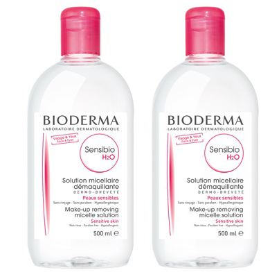 SENSIBIO H2O SOLUZIONE MICELLARE DETERTEGENTE 500ML + STRUCCANTE PELLE SENSIBILE 500 ML - farmasconti.eu