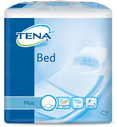 TRAVERSA PER INCONTINENZA NON RIMBOCCABILE TENA BED PLUS 60X40CM 40 PEZZI - farmasconti.eu