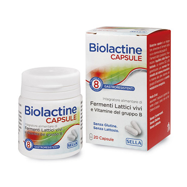 BIOLACTINE FERMENTI + VITAMINE 20 CAPSULE - farmasconti.eu
