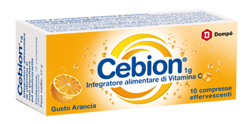 CEBION EFFERVESCENTI VITAMINA C ARANCIA 10 COMPRESSE - farmasconti.eu