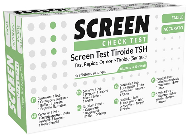 SCREEN TEST RAPIDO ORMONE TIROIDE-STIMOLANTE TSH NEL SANGUE - farmasconti.eu