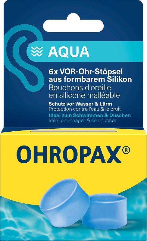OHROPAX SILICON AQUA TAPPI AURICOLARI 6 PEZZI - farmasconti.eu