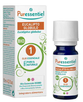 PURESSENTIEL EUCALIPTO GLOBULO OLIO ESSENZIALE BIO 10 ML - farmasconti.eu