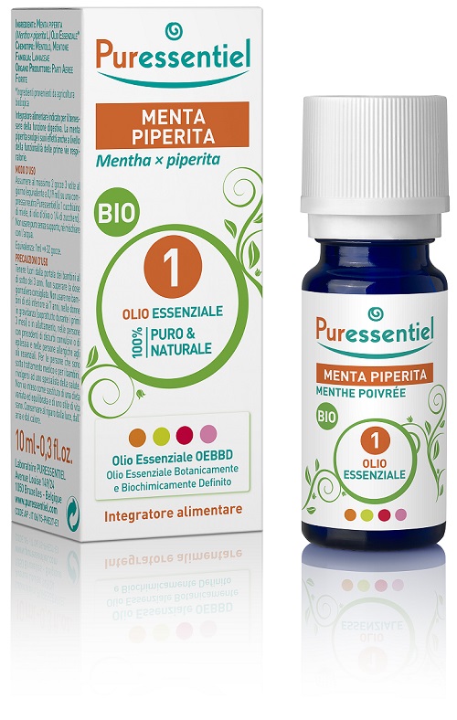 PURESSENTIEL MENTA PIPERITA OLIO ESSENZIALE BIO 10 ML - farmasconti.eu
