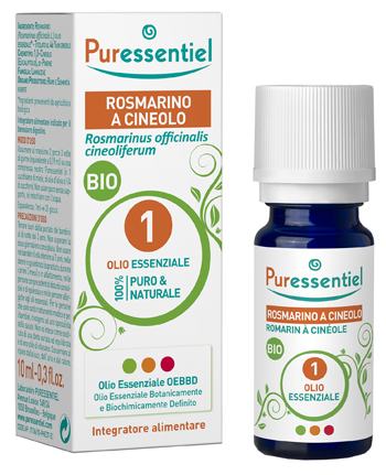 PURESSENTIEL ROSMARINO CINEOLO OLIO ESSENZIALE BIO 10 ML - farmasconti.eu