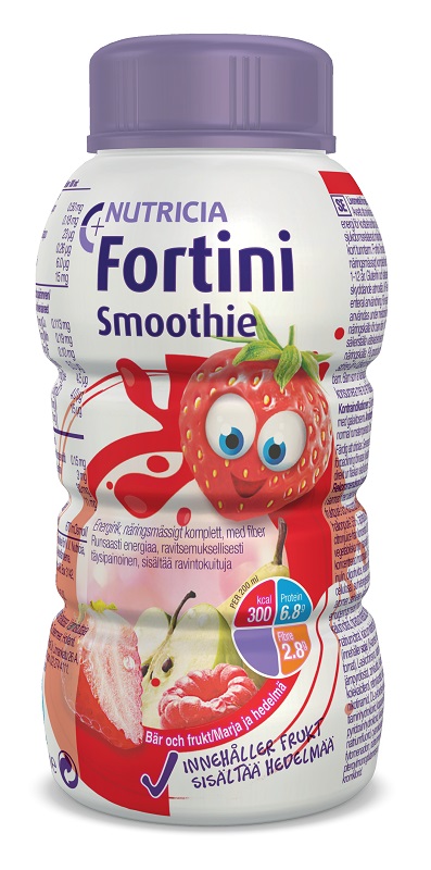 FORTINI SMOOTHIE MULTI FIBRE GUSTO FRUTTI ROSSI 200 ML - farmasconti.eu