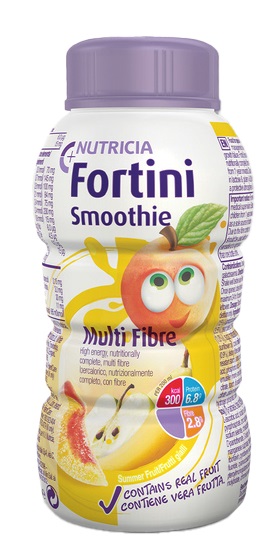 FORTINI SMOOTHIE MULTI FIBRE GUSTO FRUTTI GIALLI 200 ML - farmasconti.eu