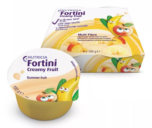 FORTINI CREAMY FRUIT MULTI FIBRE FRUTTI GIALLI 4X100 G - farmasconti.eu