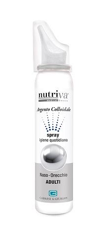 NUTRIVA ARGENTO COLLOIDALE NASO/ORECCHIE 100 ML - farmasconti.eu