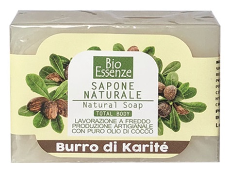 BIO ESSENZE SAPONE NATURALE BURRO DI KARITE' 100 G - farmasconti.eu