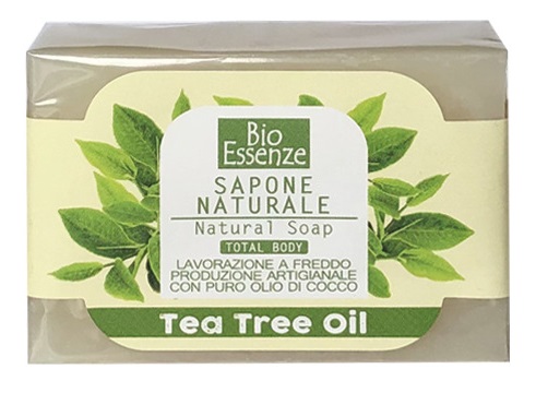BIO ESSENZE SAPONE NATURALE TEA TREE OIL 100 G - farmasconti.eu