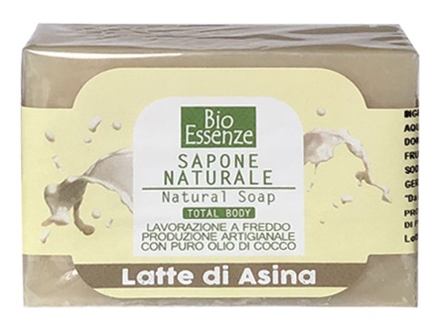 BIO ESSENZE SAPONE NATURALE LATTE DI ASINA 100 G - farmasconti.eu
