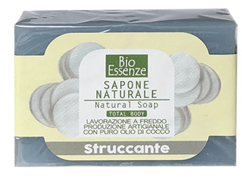 BIO ESSENZE SAPONE NATURALE STRUCCANTE 100 G - farmasconti.eu