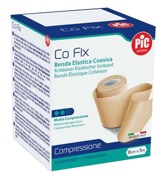 BENDA ELASTICA PIC CO FIX AUTOADESIVA 12X5CM MEDIUM - farmasconti.eu