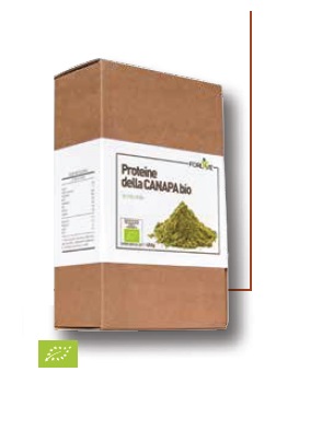 PROTEINE DELLA CANAPA BIO 450 G - farmasconti.eu